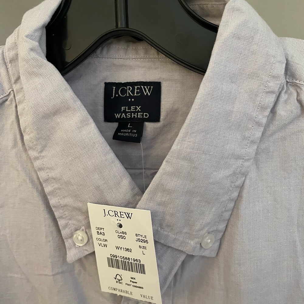 J.Crew Large Button Down NWT - Picture 4 of 5